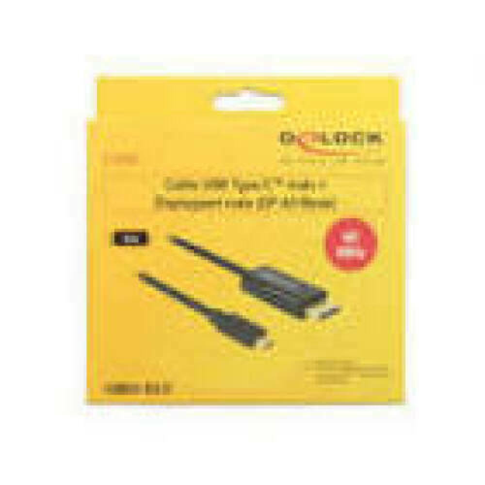 DELOCK Cable USB Type-C male > HDMI male (DP Alt Mode) 4K 60 Hz 2 m black