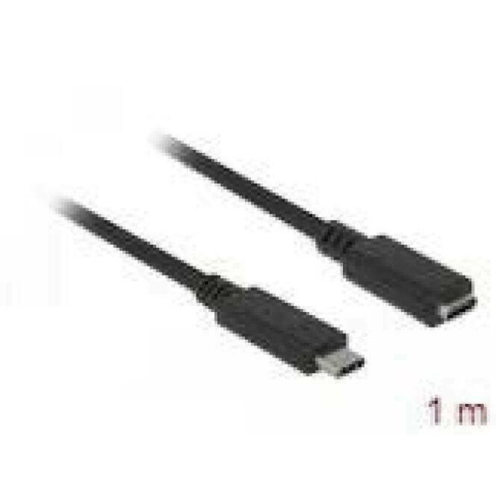 DELOCK Extension cable SuperSpeed USB USB 3.1 Gen 1 USB Type-Cmale > female 3 A 0.5m black
