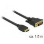 DELOCK HDMI to DVI 24+1 cable bidirectional 1.5 m