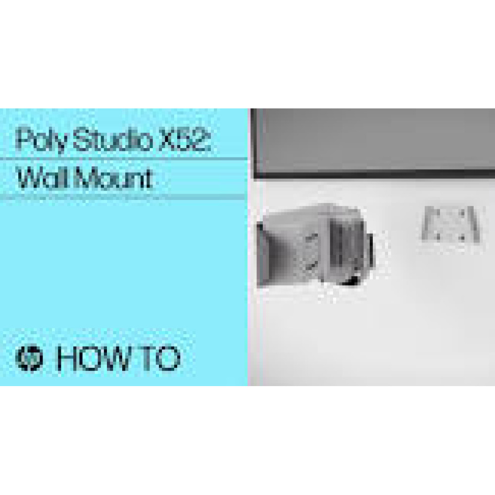 HP Poly Studio X52 Wall Mount