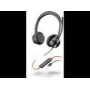 HP Poly Blackwire 8225 Stereo Microsoft Teams Certified USB-C Headset +USB-C/A Adapter