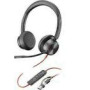 HP Poly Blackwire 8225 Stereo Microsoft Teams Certified USB-C Headset +USB-C/A Adapter