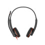 HP Poly Blackwire 3225 Stereo USB-C Headset +3.5mm Plug +USB-C/A Adapter