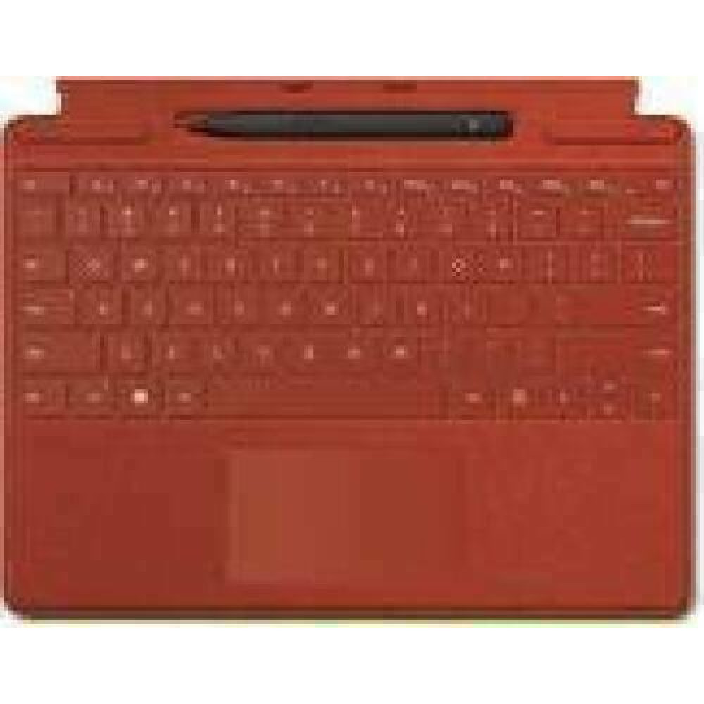 MS Surface Pro8/9 TypeCover + Pen Bundle Poppy Red English International