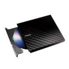 ASUS SDRW-08D2S-U Lite ext.Slim DVD Writer 8x DVD±R 6x DVD±R DL 5x DVD-RAM USB 2.0 incl.Cyberlink Power2Go black