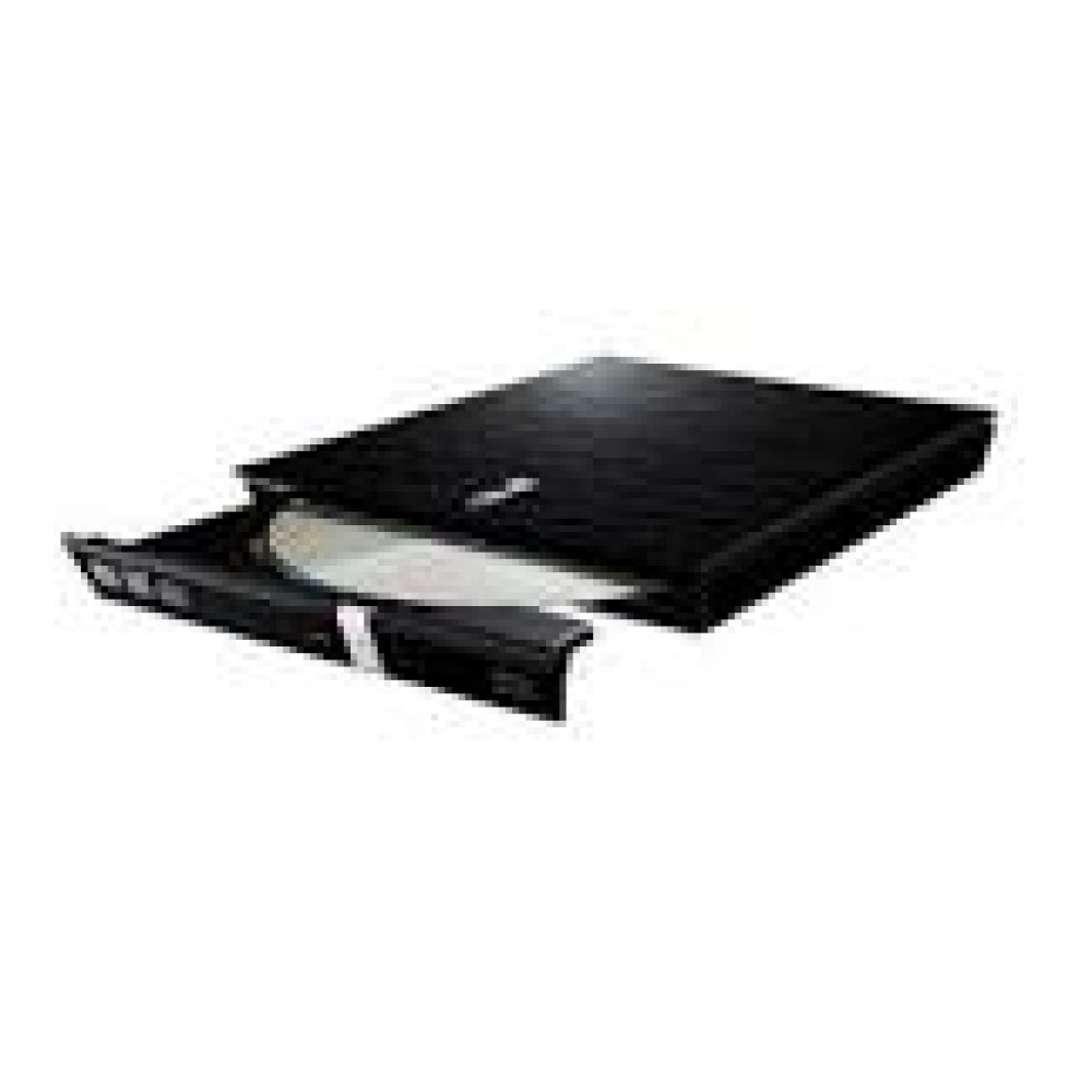 ASUS SDRW-08D2S-U Lite ext.Slim DVD Writer 8x DVD±R 6x DVD±R DL 5x DVD-RAM USB 2.0 incl.Cyberlink Power2Go black