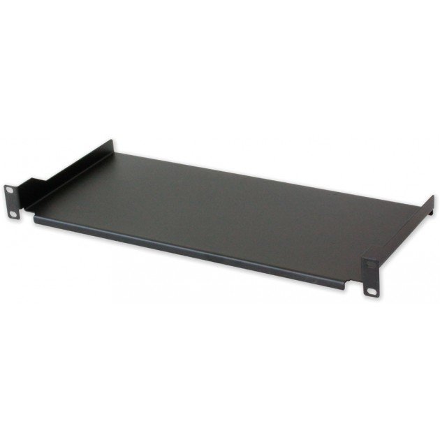 INTELLINET 19 1U Shelf Depth 200mm max. 25kg Non-Vented Steel Black