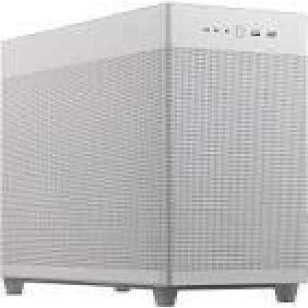ASUS Prime AP201 MicroATX Case White Edition Tool-Free Side Panels and Quasi-Filter Mesh Panels