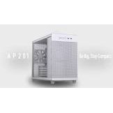 ASUS AP201 PRIME mATX CASE MESH TG WHITE