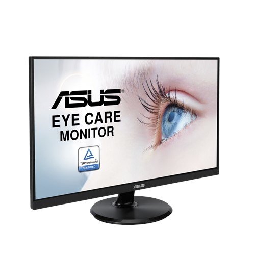 ASUS VA24DQ 23.8inch Monitor FHD 1920x1080 IPS 75Hz Frameless DP HDMI D-Sub Flicker free Low Blue Light TUV certified 3YW