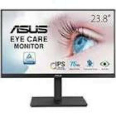 ASUS VA24EQSB-W Eye Care Monitor 23.8in IPS 1920x1080 FHD Adaptive-Sync 75Hz Frameless LBL Flicker-Free Spk DP HDMI D-Sub USB White