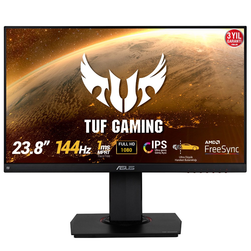ASUS TUF Gaming VG249Q 23.8inch FHD 1920x1080 Gaming monitor IPS up to 144Hz 1ms MPRT D-SUB DP HDMI FreeSync Low Blue Light