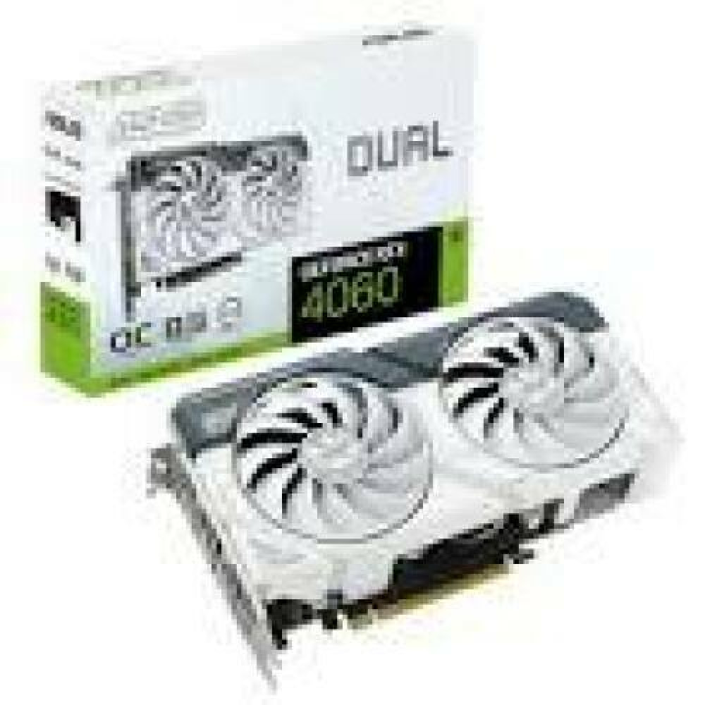 ASUS Dual GeForce RTX 4060 EVO OC Edition 8GB GDDR6 PCIe 4.0 8GB GDDR6 DLSS 3 HDMI 2.1a DisplayPort 1.4a