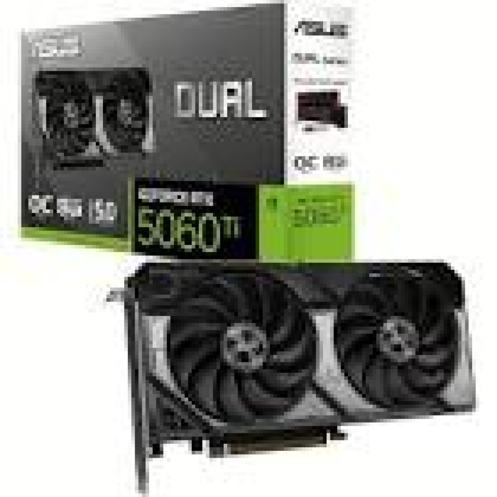 ASUS DUAL RTX 5060 OC 8GB GDDR7 3xDP 1xHDMI