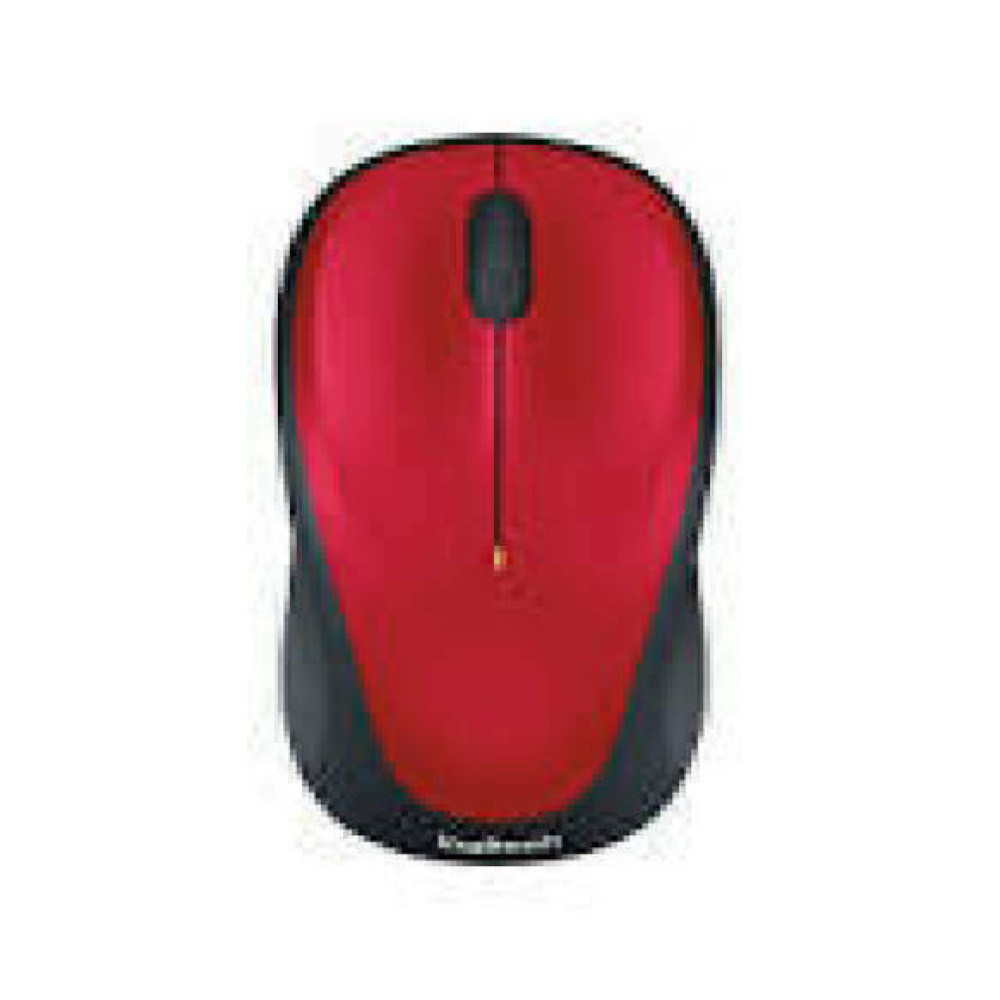 LOGITECH M235 Mouse optical wireless 2.4 GHz USB wireless receiver red