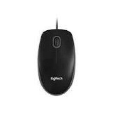 LOGITECH B100 Mouse right and left-handed optical 3 buttons wired USB black