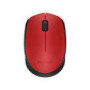 LOGITECH M171 Mouse wireless 2.4 GHz USB wireless receiver black red