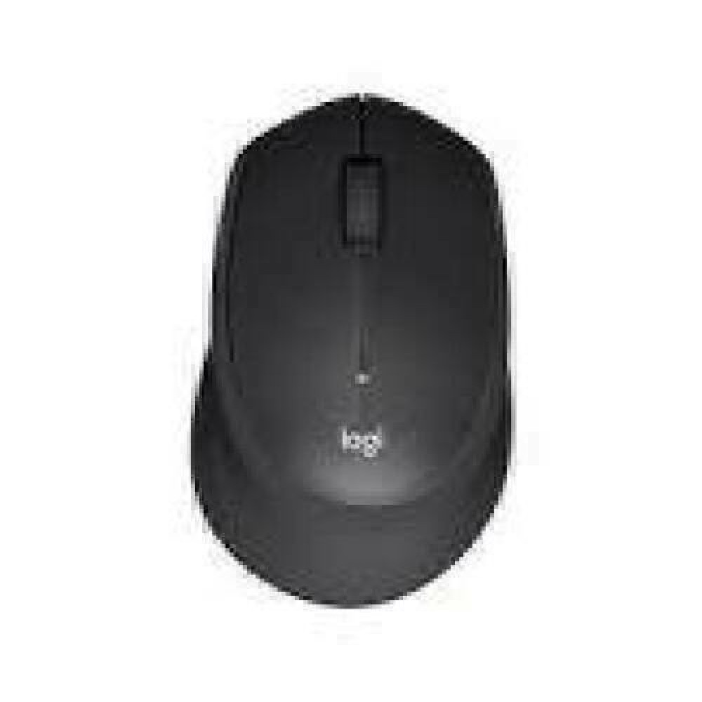LOGITECH M330 SILENT PLUS Mouse 3 buttons wireless 2.4 GHz USB wireless receiver black