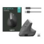 LOGITECH MX Vertical Vertical mouse ergonomic optical 6 buttons wireless wired Bluetooth 2.4 GHz USB wireless receiver graphite
