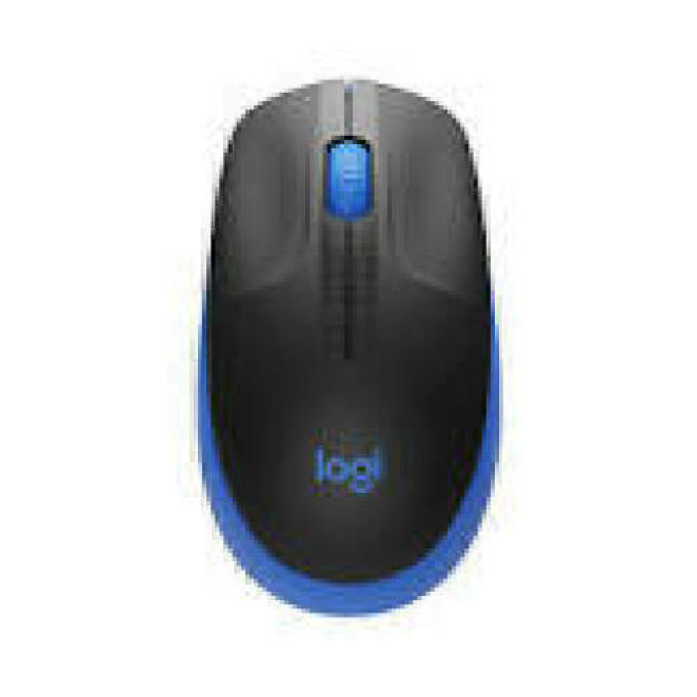 LOGITECH M190 Mouse optical 3 buttons wireless USB wireless receiver blue
