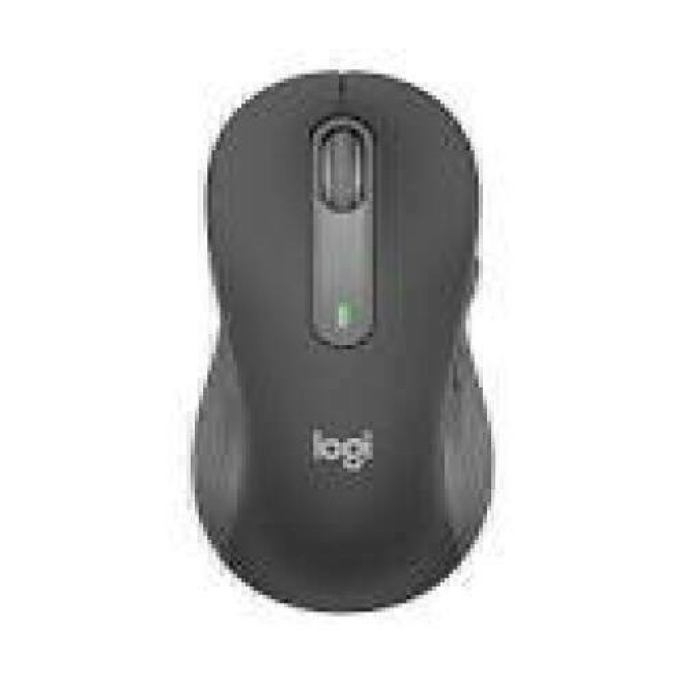 LOGITECH Signature M650 L Mouse large size optical 5 buttons wireless Bluetooth 2.4 GHz Bolt USB receiver graphite