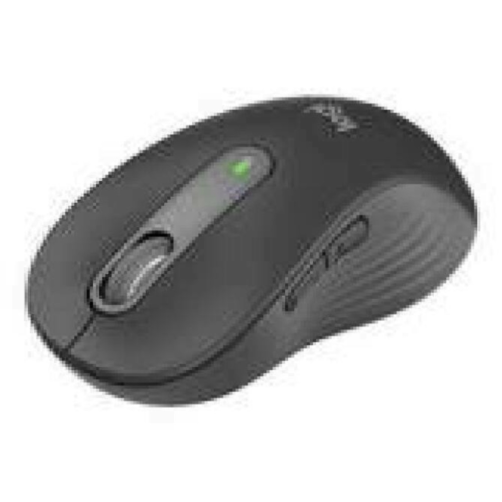 LOGITECH Signature M650 for Business Mouse optical 5 buttons wireless Bluetooth 2.4 GHz Bolt USB receiver graphite