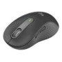 LOGITECH Signature M650 for Business Mouse optical 5 buttons wireless Bluetooth 2.4 GHz Bolt USB receiver graphite