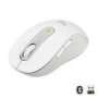 LOGITECH Signature M650 for Business Mouse wireless Bluetooth 2.4 GHz Bolt USB receiver off-white