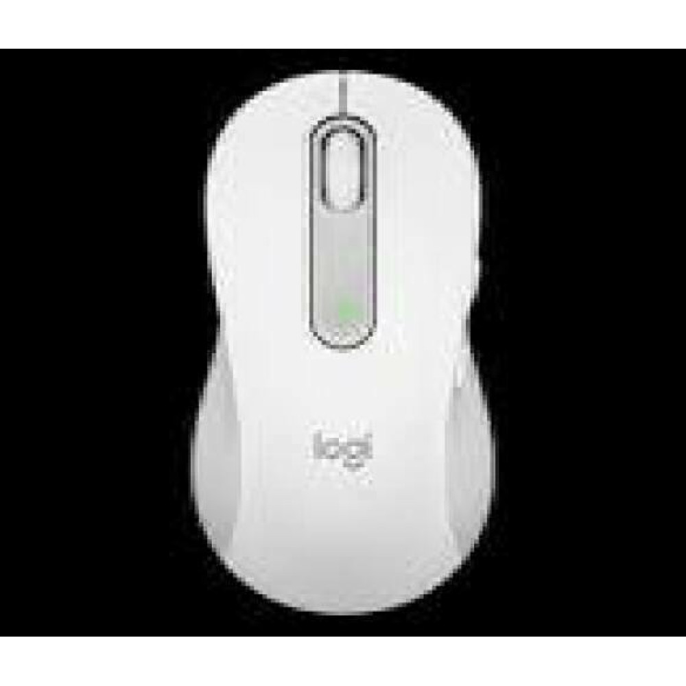 LOGITECH Signature M650 for Business Mouse wireless Bluetooth 2.4 GHz Bolt USB receiver off-white