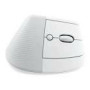 LOGITECH Lift for Business Vertical mouse ergonomic 6 buttons wireless Bluetooth 2.4 GHz Bolt USB receiver off-white