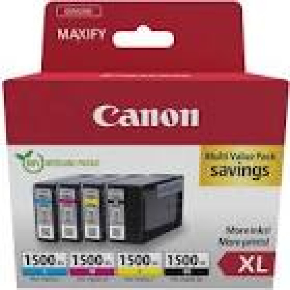 CANON PGI-1500XL Ink Cartridge BK/C/M/Y MULTI CANON PGI-1500XL Ink Cartridge BK/C/M/Y MULTI
