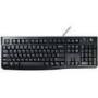 LOGITECH K120 Corded Keyboard black USB - EER (US)