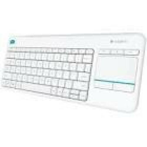 LOGITECH K400 Plus Wireless Touch Keyboard white - INTNL (US)