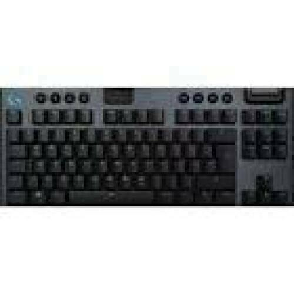 LOGITECH G915 TKL Tenkeyless LIGHTSPEED Wireless RGB Mechanical Gaming Keyboard - GL Linear - CARBON - US INTL - INTNL