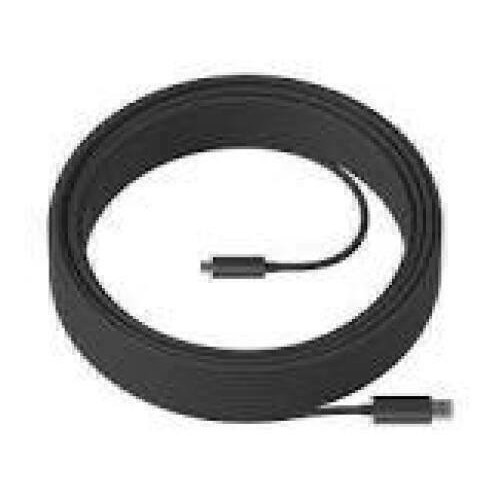 LOGITECH Strong USB cable USB Type A M to 24 pin USB-C M USB 3.1 10 m plenum Active Optical Cable AOC for Room Solution Huddle