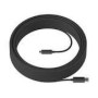 LOGITECH Strong USB cable USB Type A M to 24 pin USB-C M USB 3.1 10 m plenum Active Optical Cable AOC for Room Solution Huddle