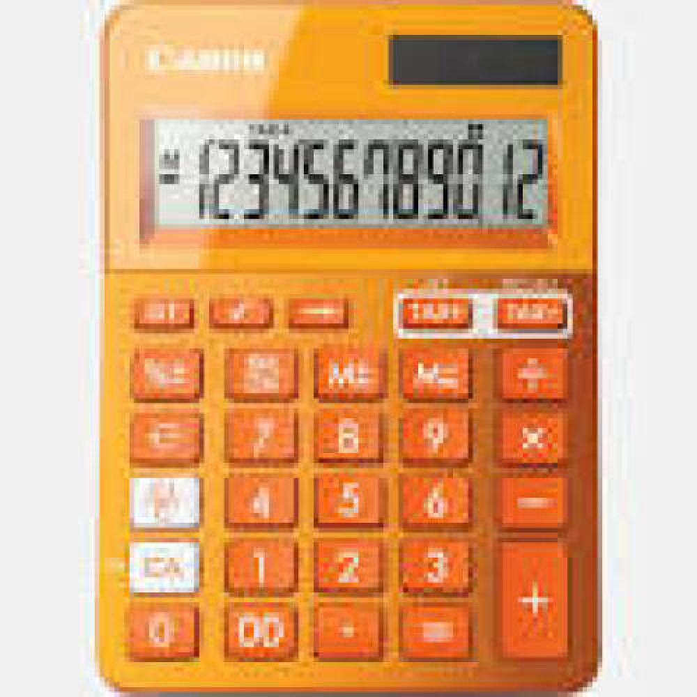CANON LS-123K-MOR Calculator Orange