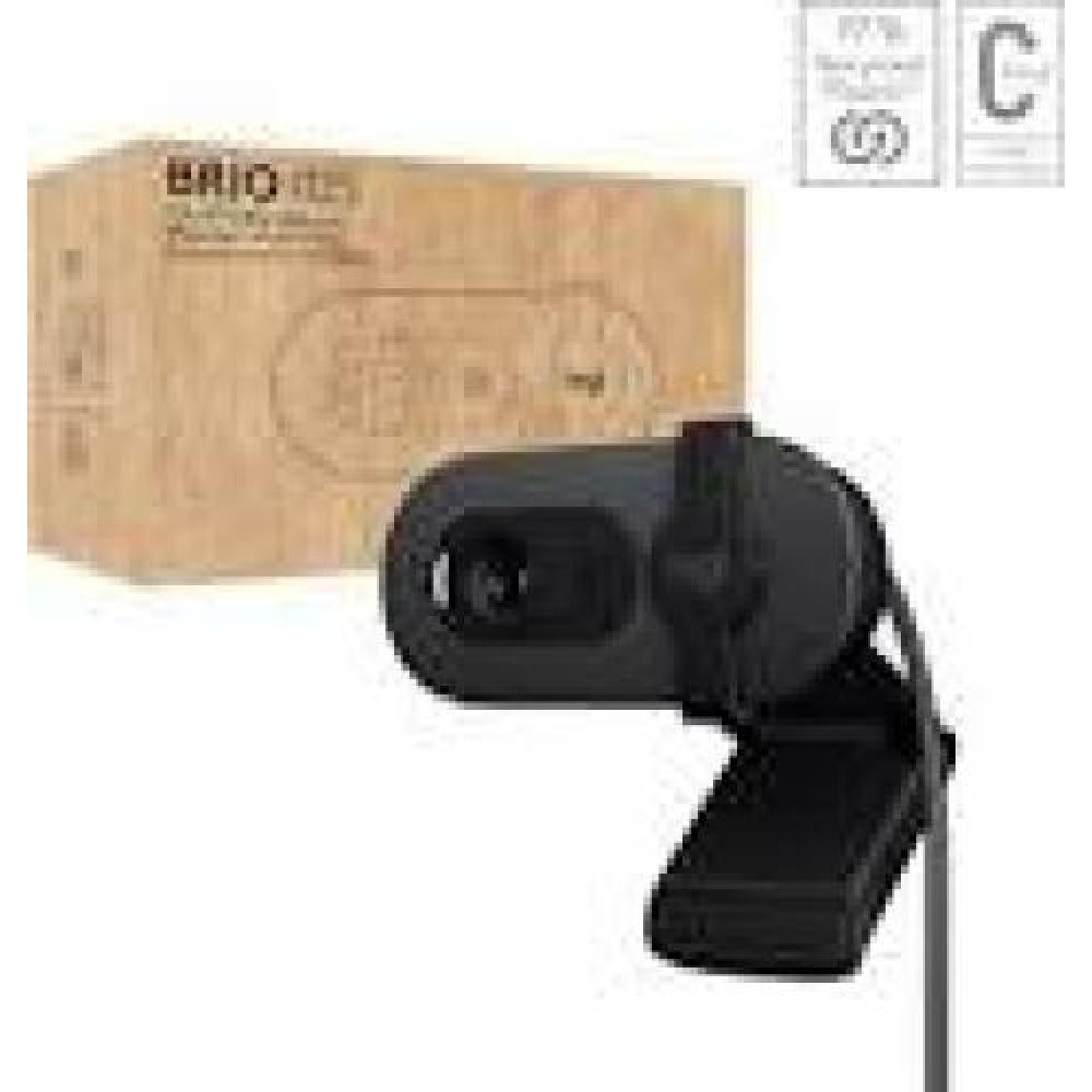 LOGITECH BRIO 105 Webcam colour 2 MP 1920 x 1080 720p 1080p audio wired USB
