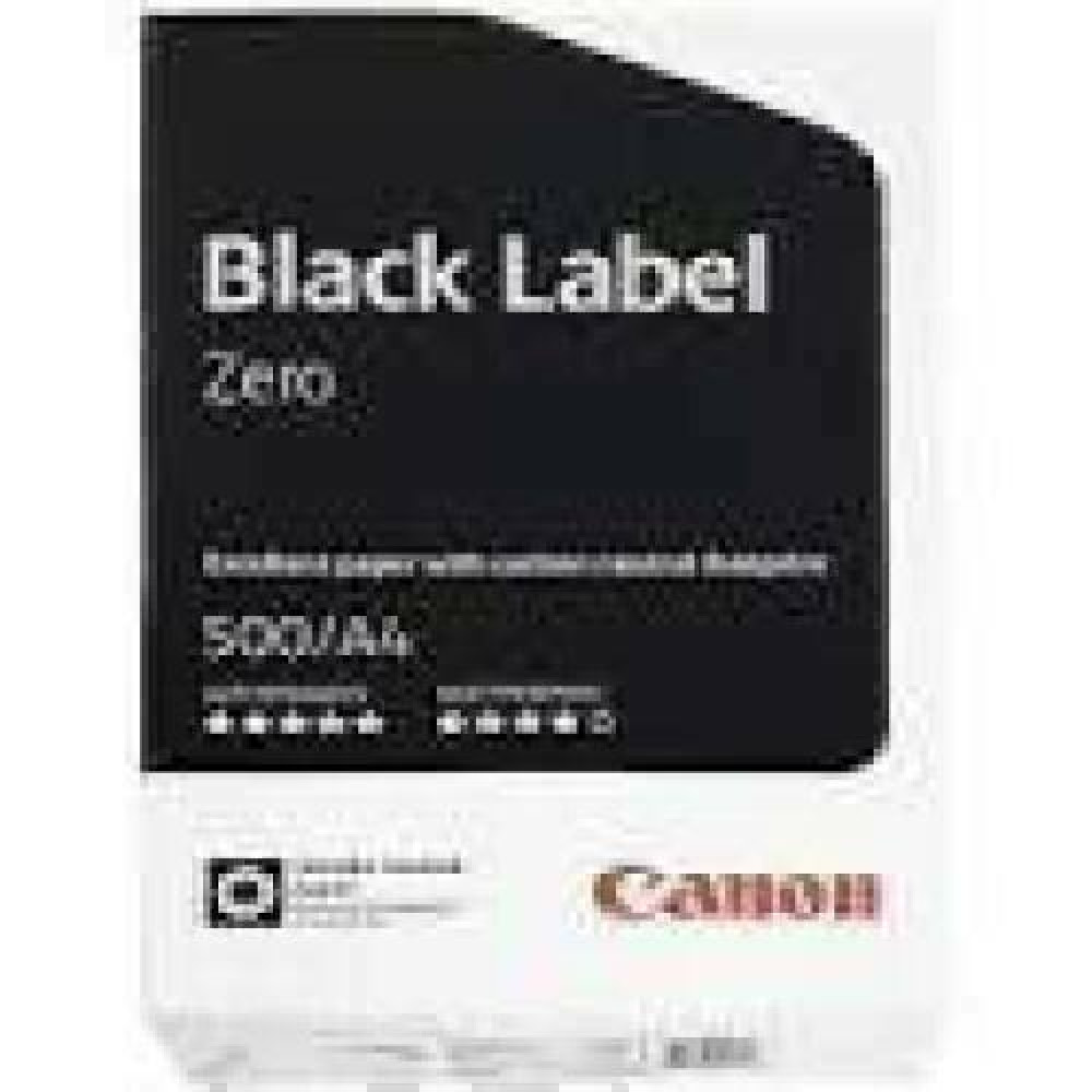CANON Black Label Zero FSC 80g/m A4 paper 5x500sheets