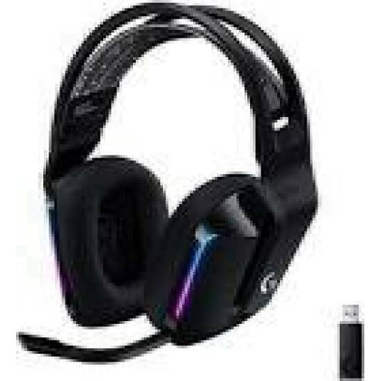 LOGITECH G733 LightSpeed Wireless RGB Gaming Headset - BLACK - EMEA