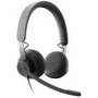LOGITECH Zone Wired MSFT Teams Headset on-ear wired USB-C graphite Certified for Microsoft Teams