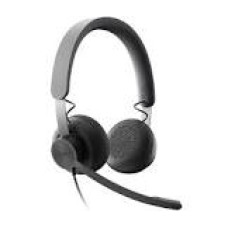 LOGITECH Zone Wired Headset on-ear wired USB-C graphite