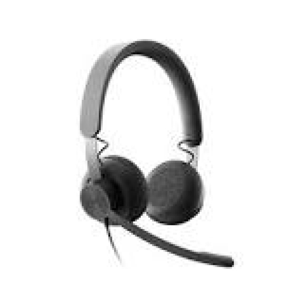 LOGITECH Zone Wired Headset on-ear wired USB-C graphite