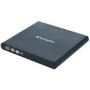 VERBATIM Mobile DVD ReWriter slim external USB2.0 black incl. data burning software