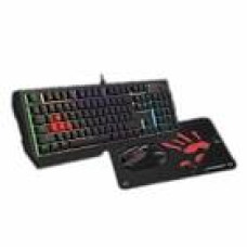 A4TECH BLOODY USB B1700 B140N +ES7 + BP-50M USB/ Esports Black USB set keyboard+mouse+pad (EN)