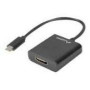 LANBERG AD-UC-DP-01 adapter USB TYPE-C M -Displayport F 15cm Black