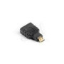 LANBERG AD-UC-DV-01 adapter USB TYPE-C M -DVI F 24+5 Dual Link 15cm Black