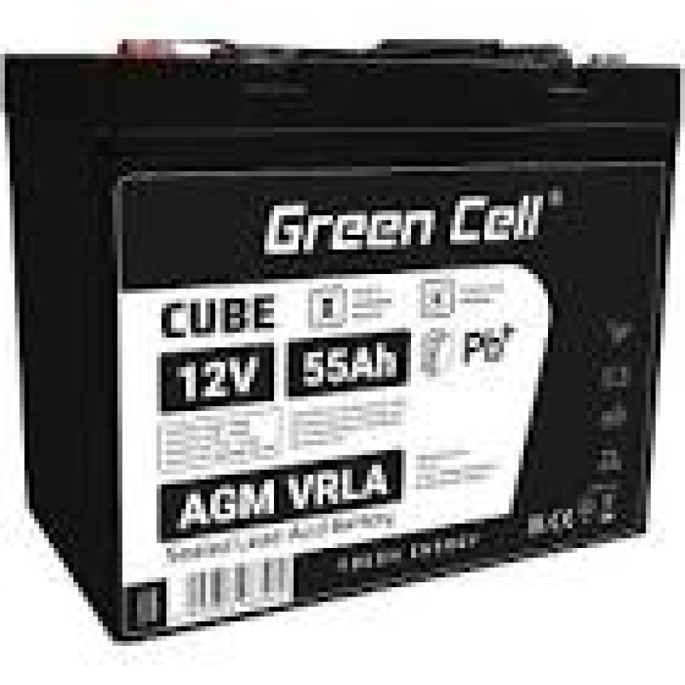 GREENCELL battery AGM VRLA 12V 55Ah