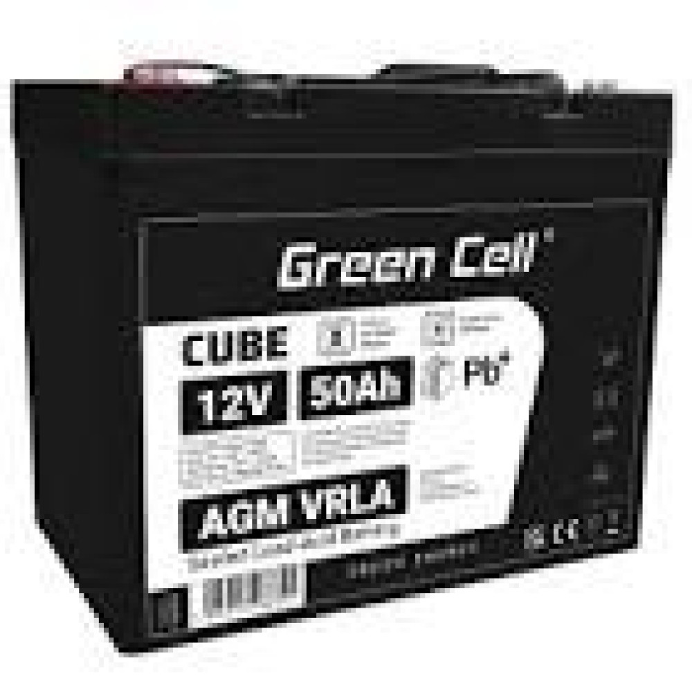 GREENCELL AGM 12V 50Ah VRLA Battery Gel deep cycle