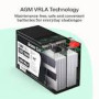 GREENCELL AGM 12V 50Ah VRLA Battery Gel deep cycle